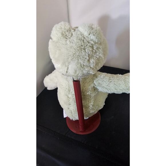 Silver One Green Frog Plush 11" Sewn Eyes Stuffed Animal 999 - Picture 4 of 5